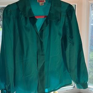 Elegant Green Blouse